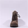 Rieker Knitted Cuff High Lace Ankle Boot - Beige